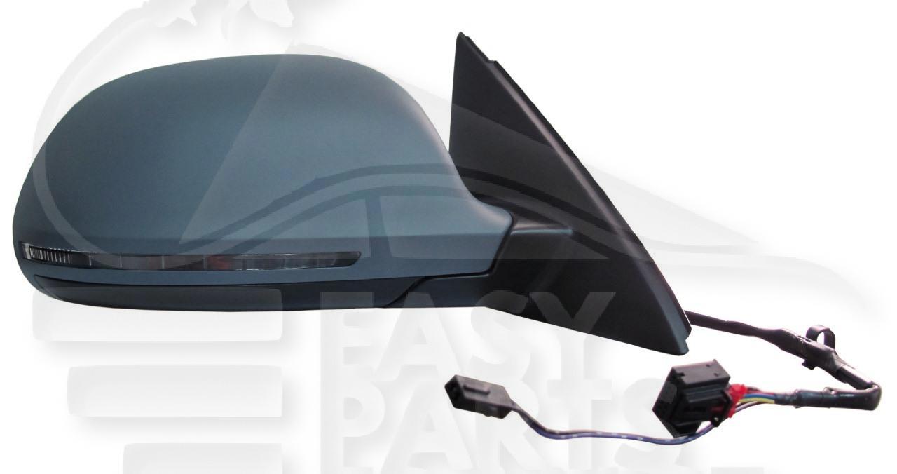 RETRO D ELECT CHAUF A PEINDRE A/FEU & LANE ASSIST 8 PINS Pour AUDI Q3 (8U) - AD120 01/11→06/14