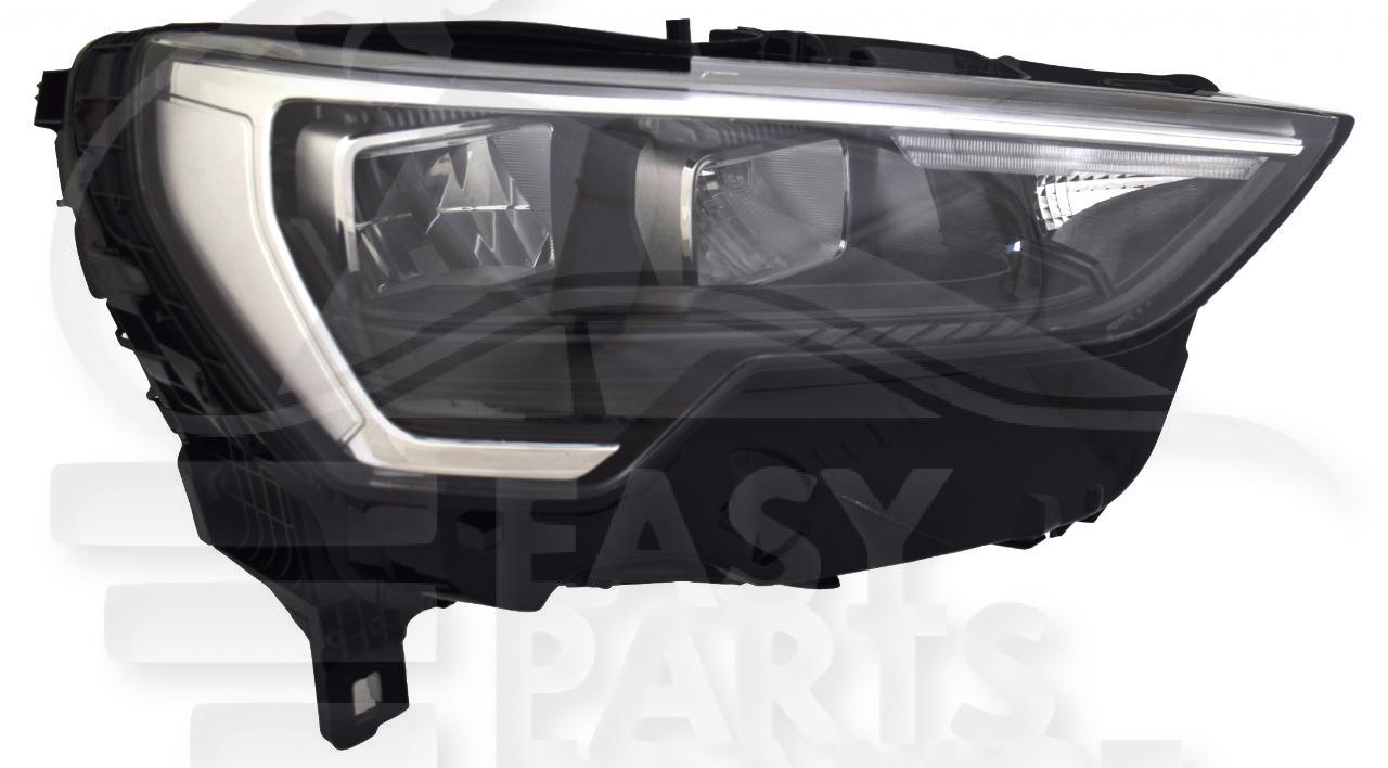 OPT D FULL LED ELECT A/MOTEUR - HYBRIDE SANS UNITÉ DE COMMANDE Pour AUDI Q3 (F3) S-LINE - AD127 08/18→