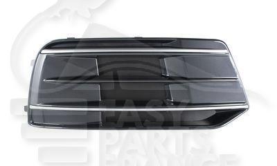 GRILLE DE PC AVD NOIRE A/MOULURE CHROMEE Pour AUDI Q5 (FY) - AD132 02/17→10/20