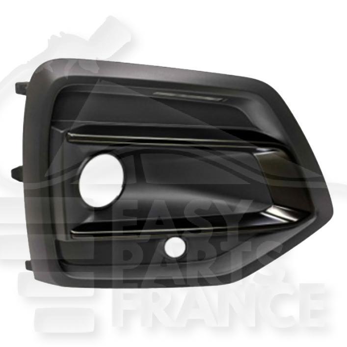 GRILLE DE PC AVD NOIRE A/MOULURE NOIRE & TROUS CAPTEURS Pour AUDI Q5 (FY) - AD134 09/20→