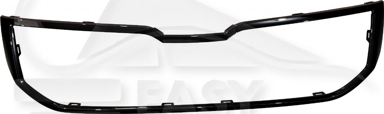MOULURE DE GRILLE DE CALANDRE NOIRE Pour SKODA KAROQ - SK100 11/17→12/21