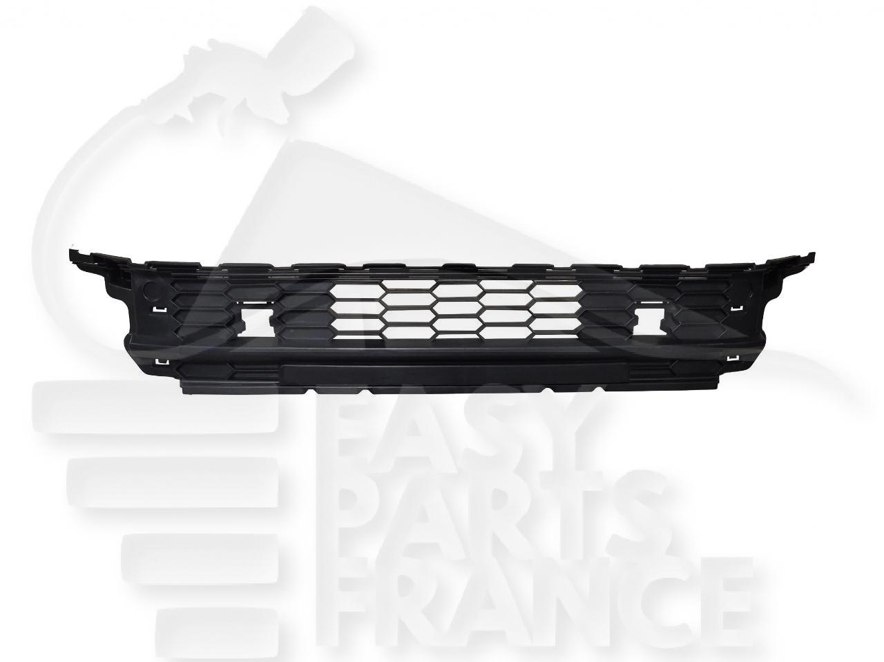 GRILLE CENTRALE DE PC AV NOIRE A/PACKONTROL Pour SKODA KODIAQ - SK090 09/16→05/21