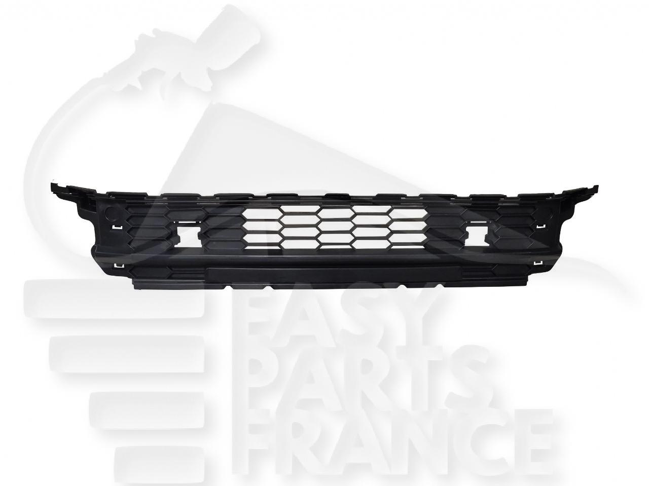 GRILLE CENTRALE DE PC AV NOIRE A/PACKONTROL Pour SKODA KODIAQ - SK090 09/16→03/21