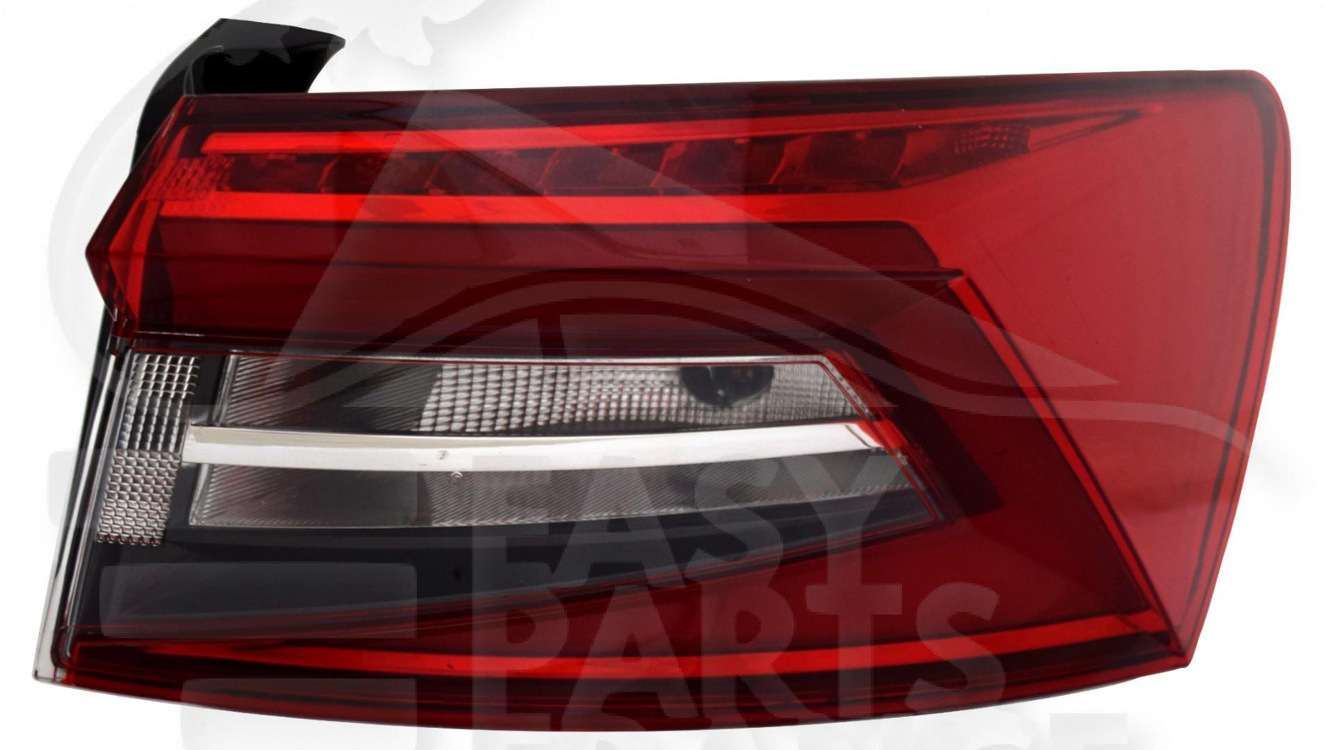 FEU ARD EXT LED F/NOIR Pour SKODA KODIAQ - SK090 09/16→03/21