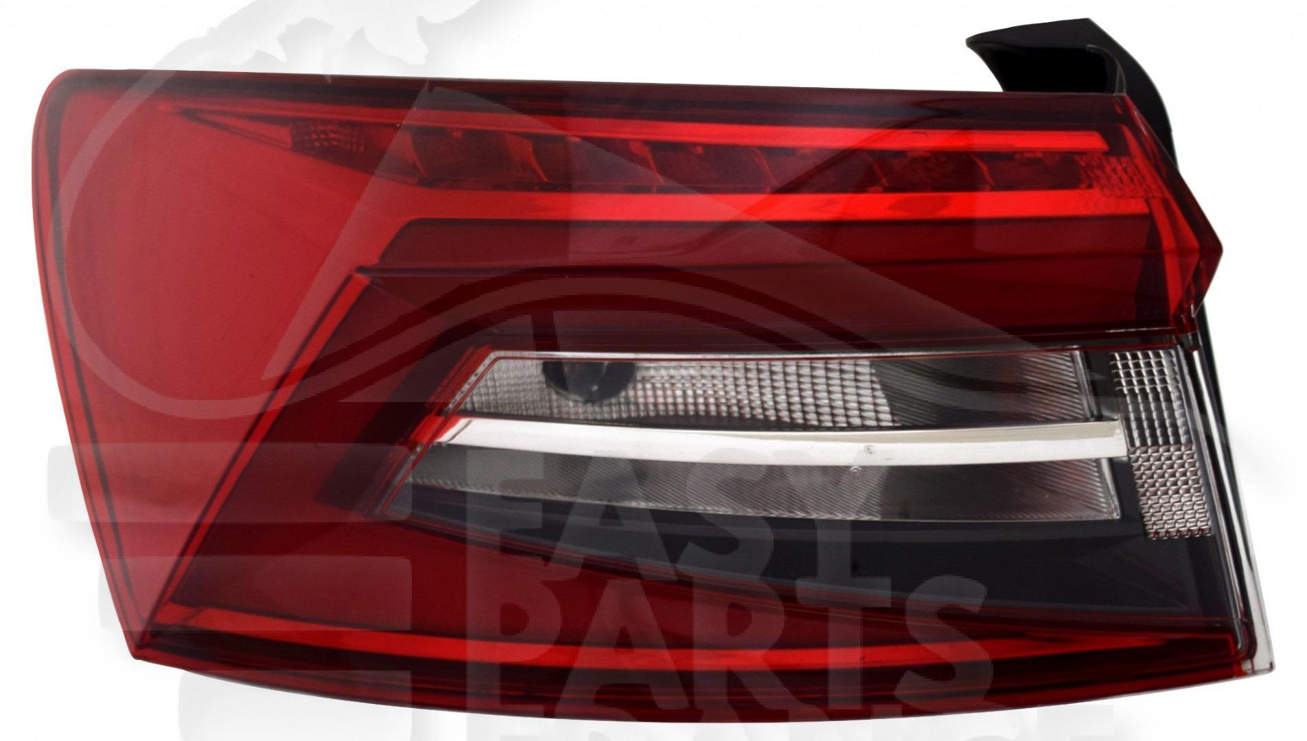 FEU ARG EXT LED F/NOIR Pour SKODA KODIAQ - SK090 09/16→03/21