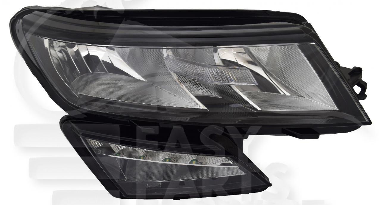 OPT D H7+H7+H8 ELECT A/MOTEUR & FEU DE JOUR LED Pour SKODA KODIAQ - SK091 06/21→