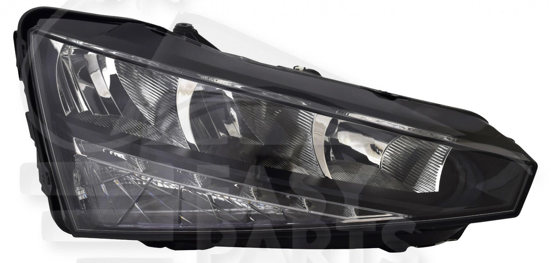 OPT D H7 ELECT A/MOTEUR & FEU DE JOUR LED Pour SKODA SCALA - SK120 05/19→
