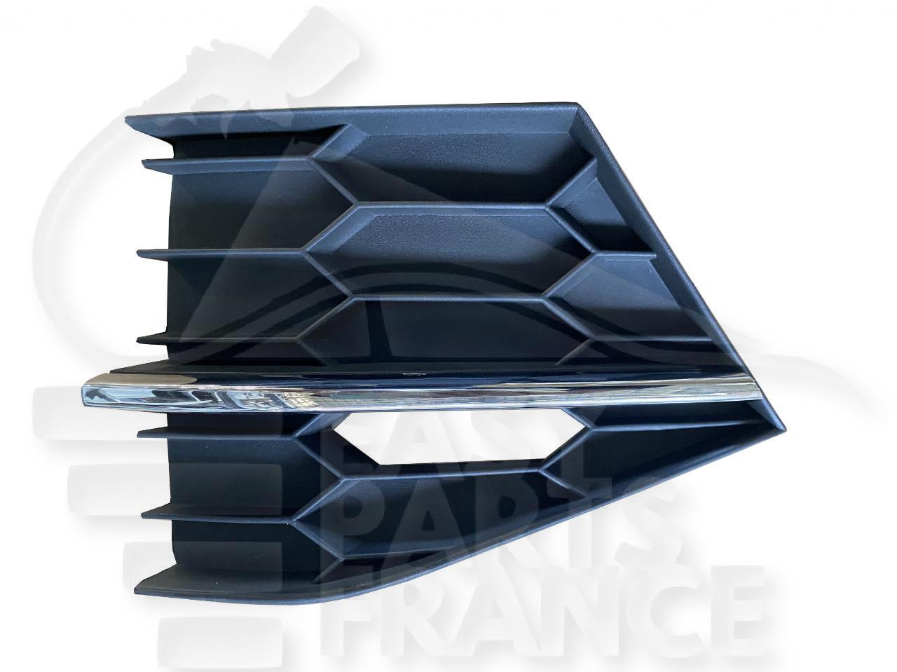 GRILLE DE PC AVG NOIRE A/MOULURE CHROMEE Pour SKODA SUPERB - SK063 06/15→08/19