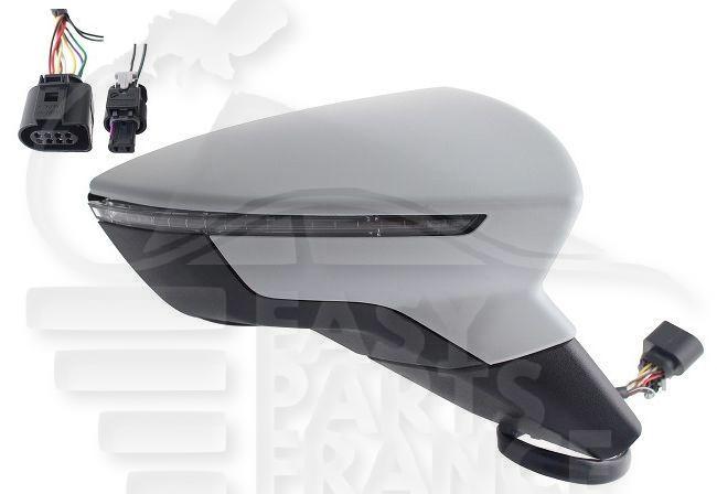 RETRO D ELECT CHAUF A PEINDRE RAB ELECT A/FEU & BSD 10 PINS Pour SEAT ARONA - SE140 12/17→07/21