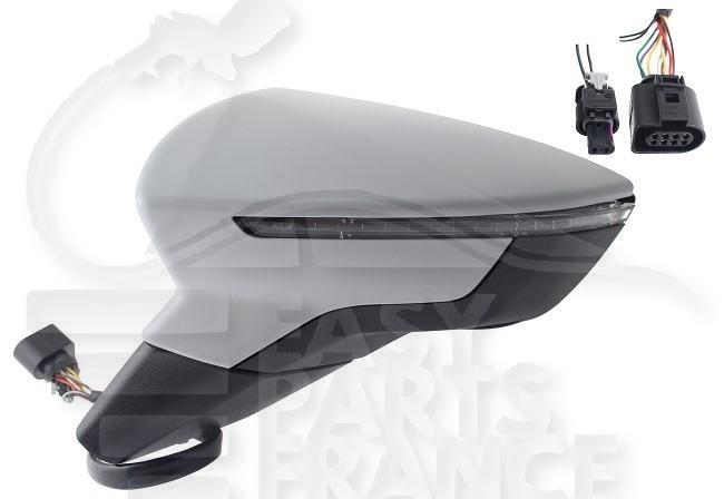 RETRO G ELECT CHAUF A PEINDRE RAB ELECT A/FEU & BSD 10 PINS Pour SEAT ARONA - SE141 08/21→
