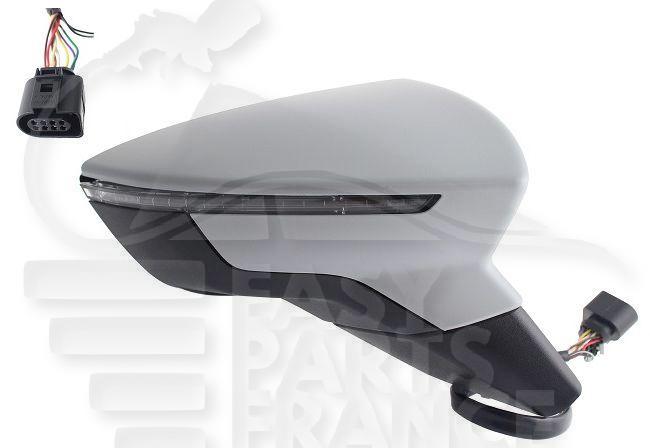 RETRO D ELECT CHAUF A PEINDRE RAB ELECT A/FEU 8 PINS Pour SEAT IBIZA - SE059 02/17→