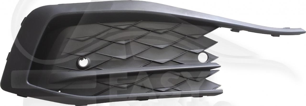 GRILLE DE PC AVD NOIRE A/TROU CAPTEUR Pour SEAT LEON - SE086 05/20→