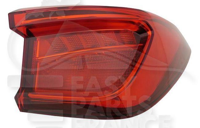 FEU ARD EXT LED ROUGE - 5 PTES Pour SEAT LEON - SE086 05/20→