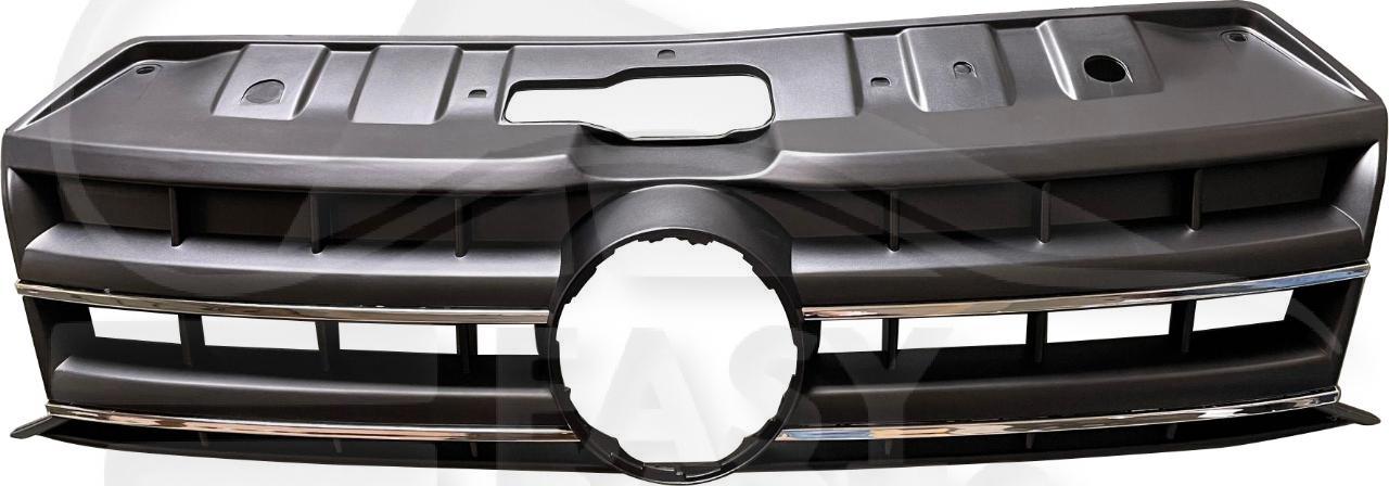 GRILLE DE CALANDRE A/MOULURES CHROMEES Pour VOLKSWAGEN AMAROK - VO010 02/10→05/13