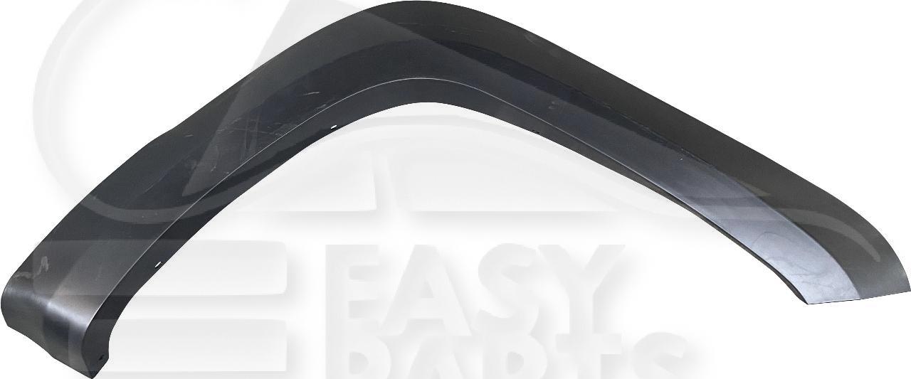 ELARGISSEUR AILE AVD - AR NOIR Pour VOLKSWAGEN AMAROK - VO010 02/10→05/13