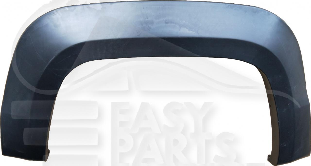 ELARGISSEUR AILE ARD NOIR Pour VOLKSWAGEN AMAROK - VO011 06/13→10/16