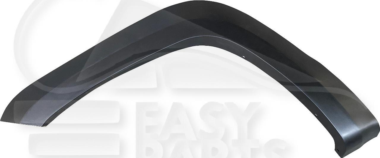 ELARGISSEUR AILE AVG - AR NOIR Pour VOLKSWAGEN AMAROK - VO011 06/13→10/16