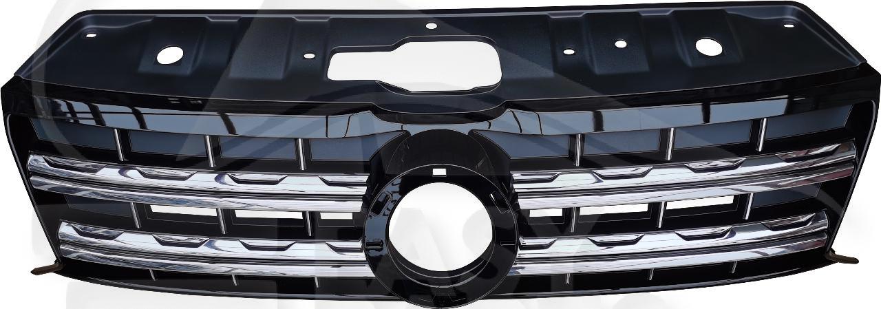 GRILLE DE CALANDRE A/MOULURES CHROMEES Pour VOLKSWAGEN AMAROK - VO012 10/16→