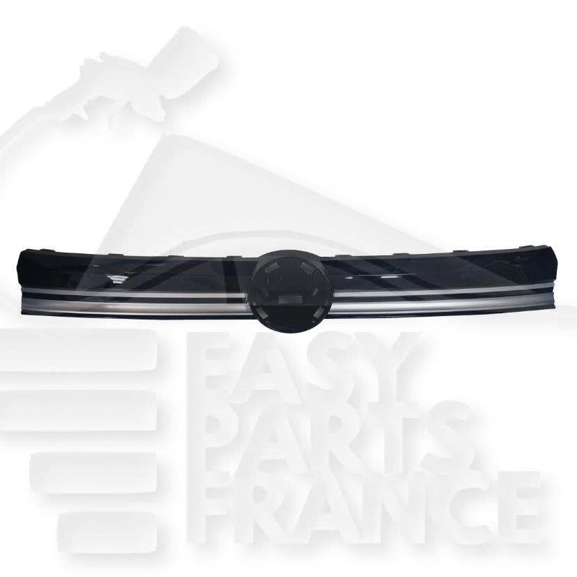 GRILLE DE CALANDRE NOIRE A/MOULURE CHROMEE Pour VOLKSWAGEN CADDY MULTISPACE - VO225 09/20→