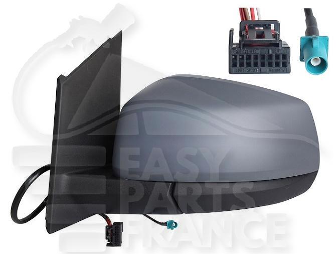 RETRO G ELECT CHAUF A PEINDRE & ANTENNE AM/FM 5+1 PINS Pour VOLKSWAGEN CADDY MULTISPACE - VO225 09/20→