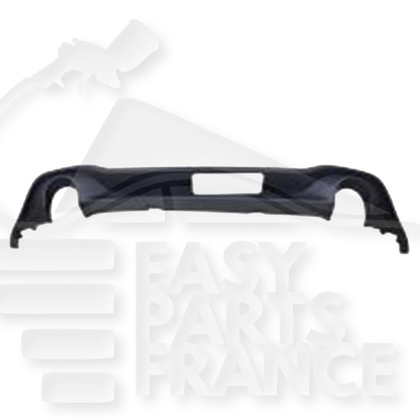 SPOILER DE PC AR NOIR AVEC 2 SORTIES ECH SIMPLE D & G Pour VOLKSWAGEN GOLF 8 GTI - VOP071 02/20→