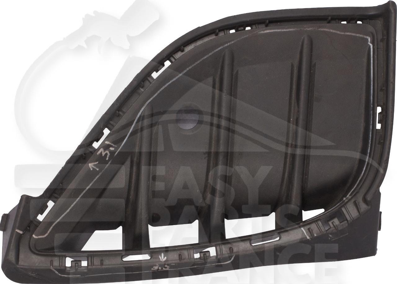 GRILLE DE PC AVG NOIRE AVEC 2 TROUS POUR CAPTEURS Pour VOLKSWAGEN ID.4 - VO290 11/20→