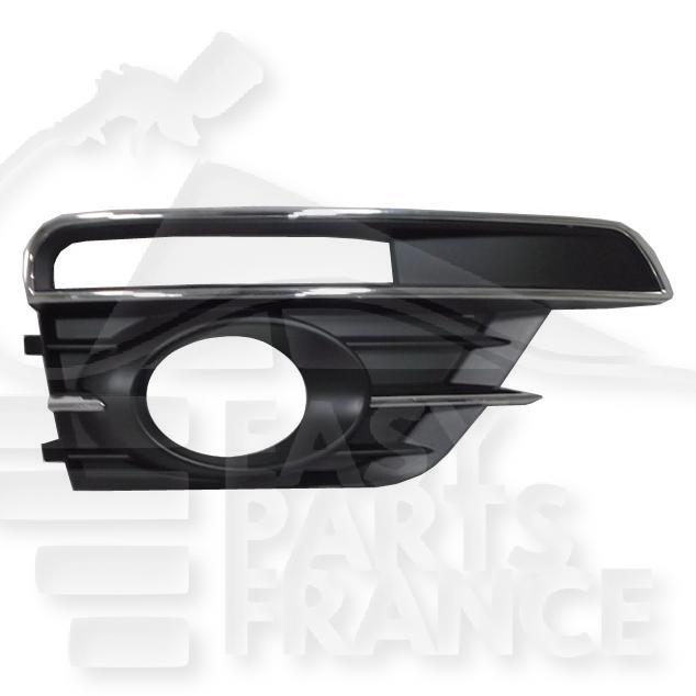 GRILLE DE PC AVD NOIRE A/MOULURE CHROMEE Pour VOLKSWAGEN NEW BEETLE - VO103 04/16→