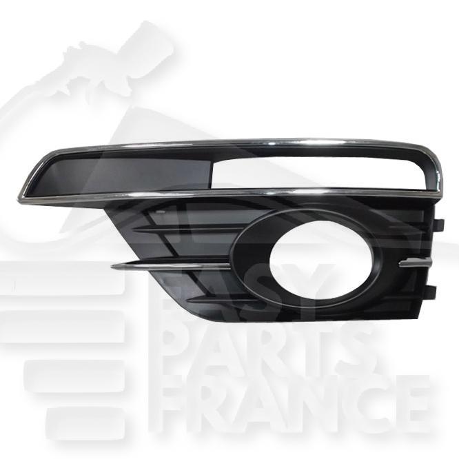 GRILLE DE PC AVG NOIRE A/MOULURE CHROMEE Pour VOLKSWAGEN NEW BEETLE - VO103 04/16→