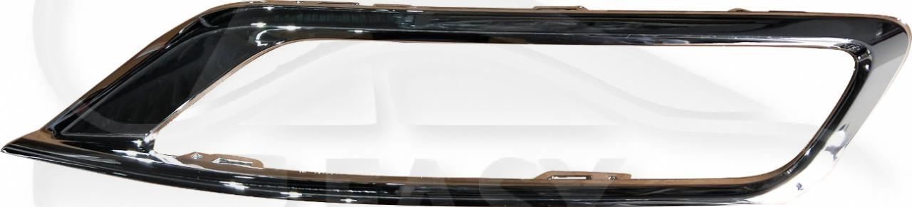 MOULURE CHROMEE DE SPOILER ARG ECH - 4 PTES Pour VOLKSWAGEN PASSAT - VO119 07/19→09/23