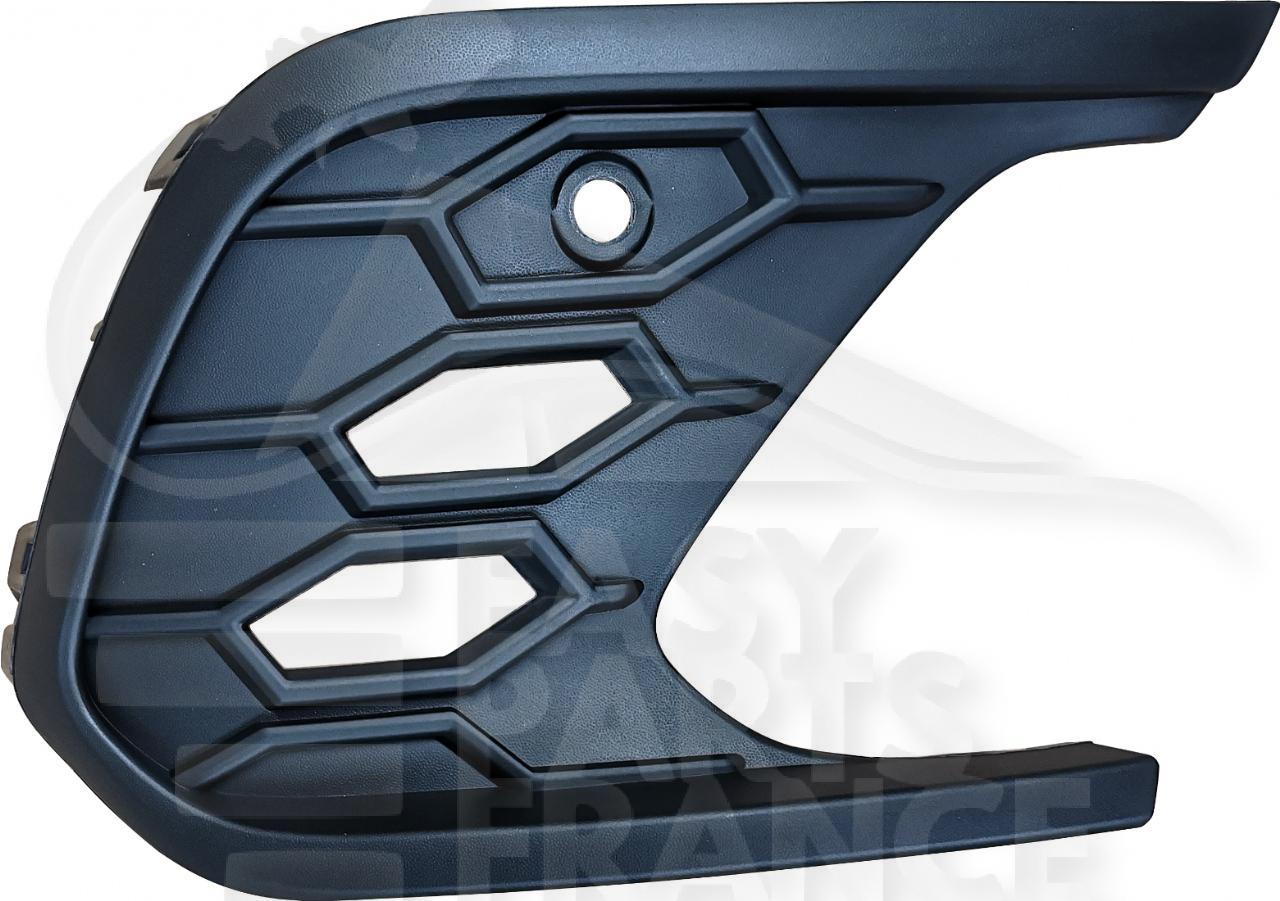 GRILLE DE PC AVD NOIRE AVEC TROU POUR CAPTEUR Pour VOLKSWAGEN POLO GTI - VO142 05/21→