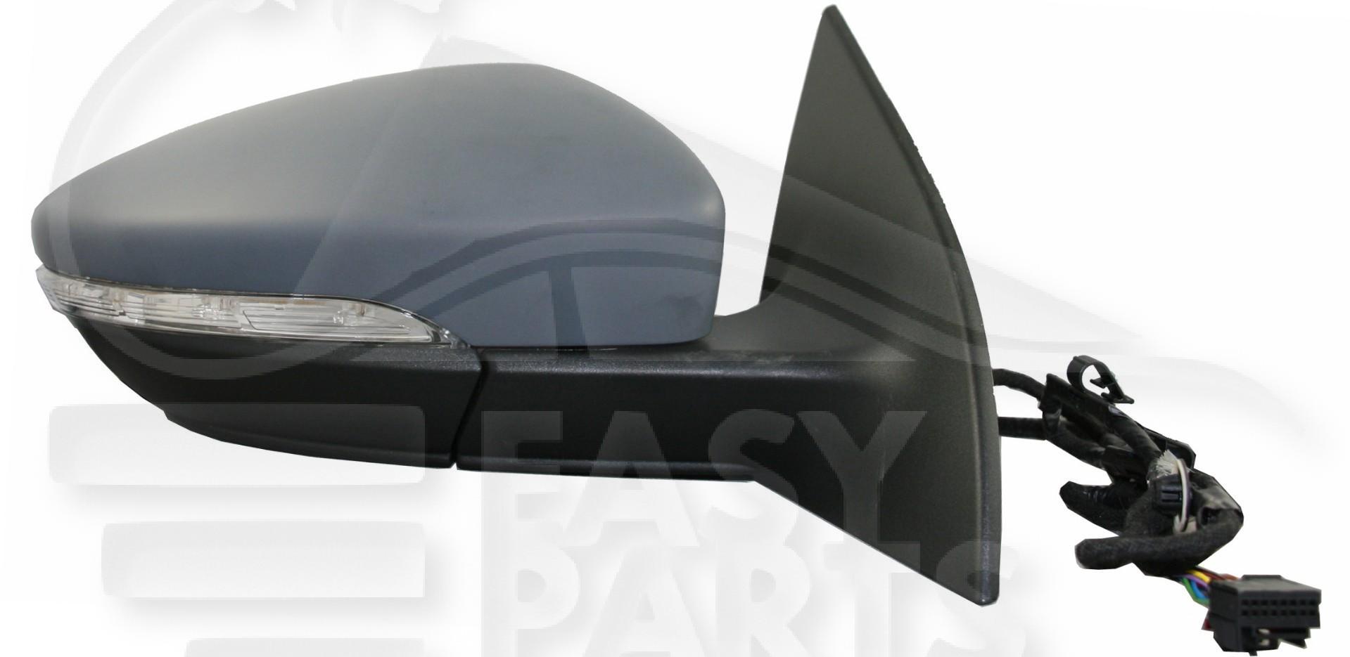 RETRO D ELECT CHAUF A PEINDRE A/FEU 6 PINS Pour VOLKSWAGEN SCIROCCO - VO151 02/14→