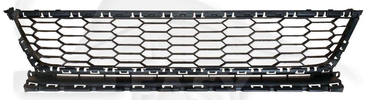 GRILLE CENTRALE DE PC AV NOIRE Pour VOLKSWAGEN SCIROCCO - VO151 09/14→