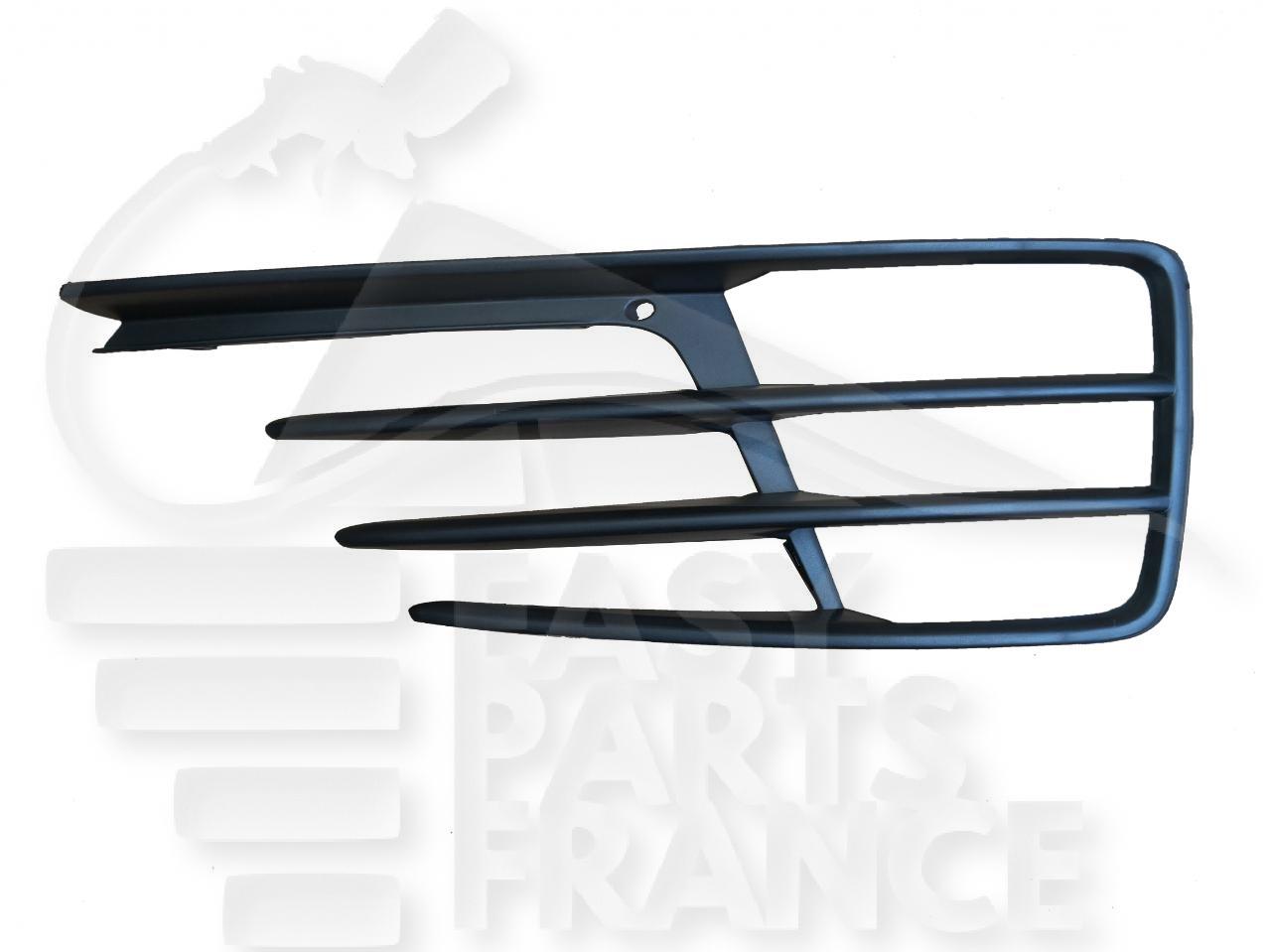 GRILLE DE PC AVD NOIRE Pour VOLKSWAGEN SCIROCCO - VO151 09/14→