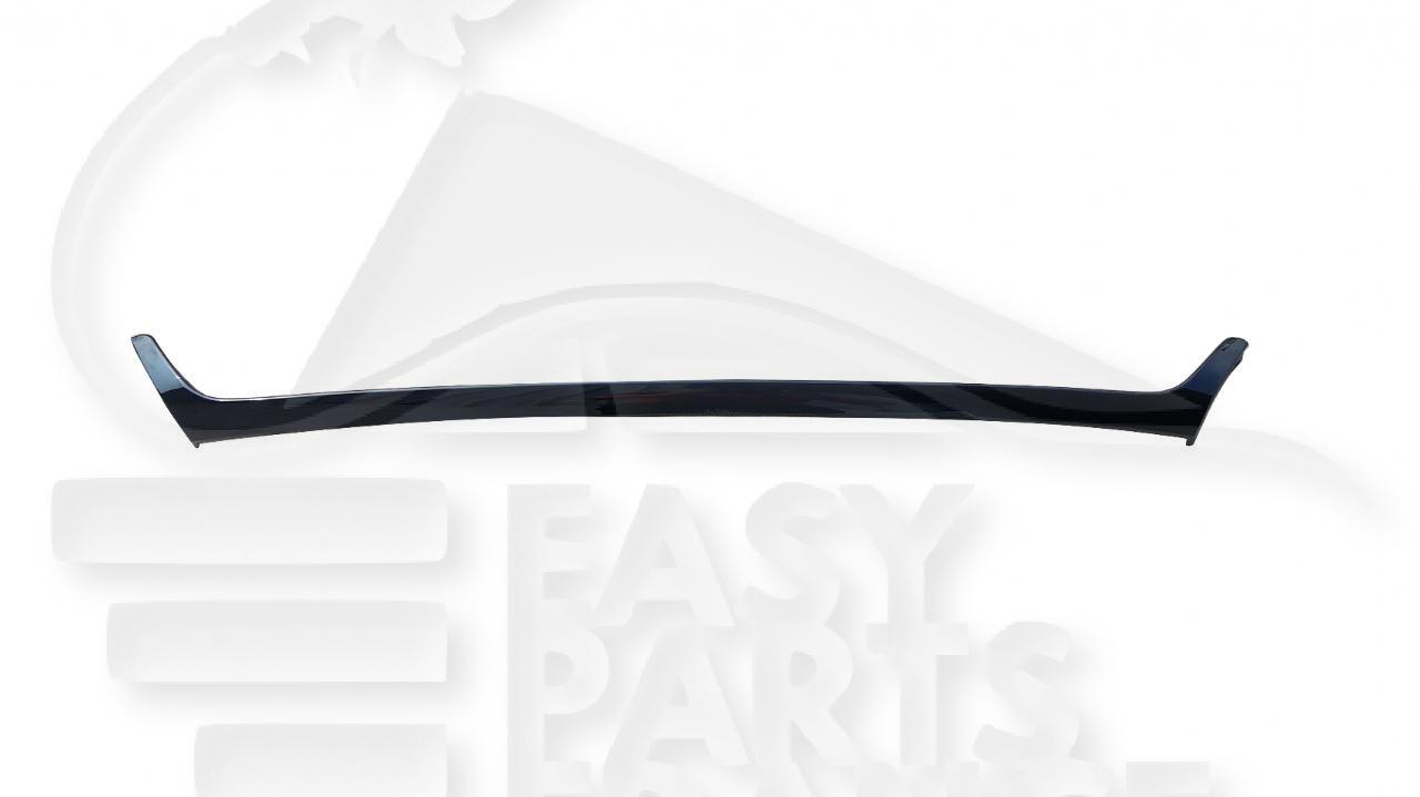 MOULURE DE GRILLE DE CALANDRE NOIRE Pour VOLKSWAGEN SCIROCCO - VO151 09/14→