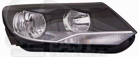 OPT D H7+H15 ELECT A/MOTEUR Pour VOLKSWAGEN TIGUAN 4X4 - VO179 05/11→11/15