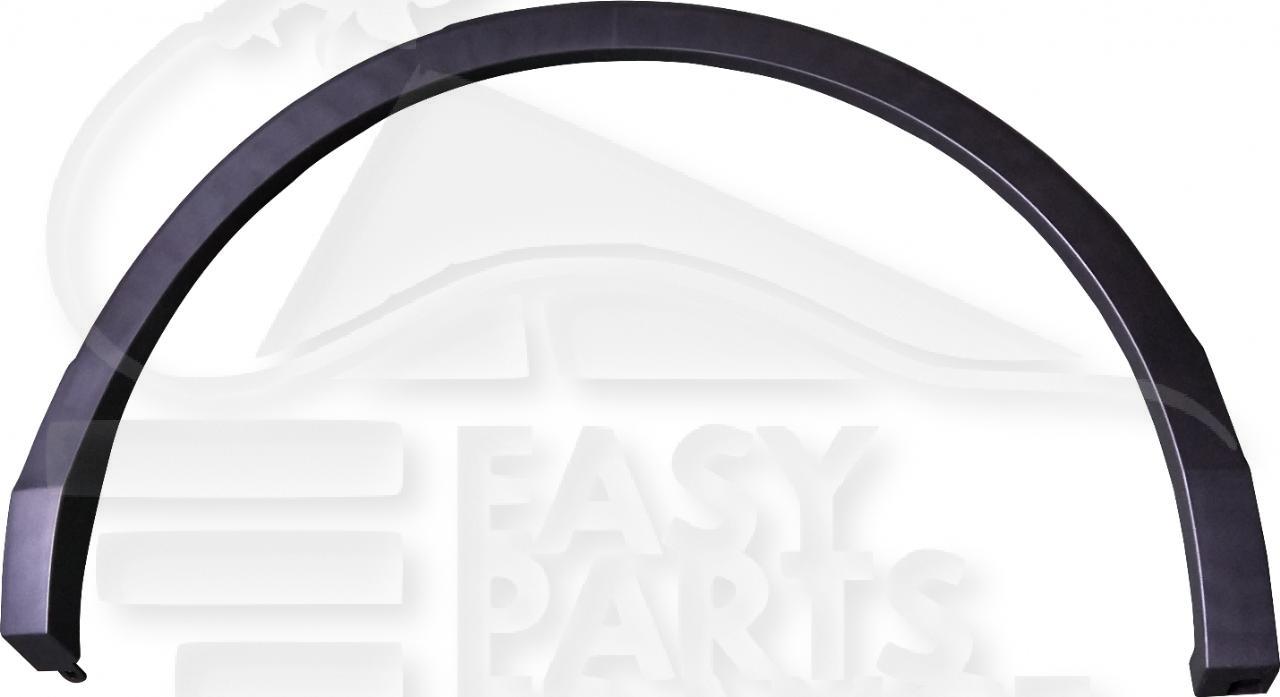 ELARGISSEUR AILE AVG NOIR Pour VOLKSWAGEN TIGUAN ALLSPACE - VO174 11/18→