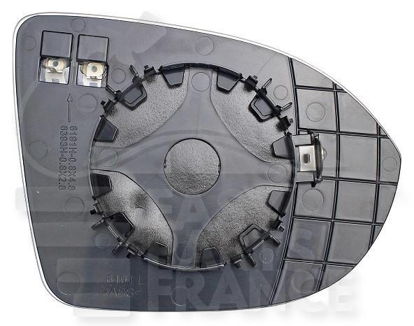 GLACE DE RETRO G CHAUF Pour VOLKSWAGEN T-ROC - VO252 03/22→