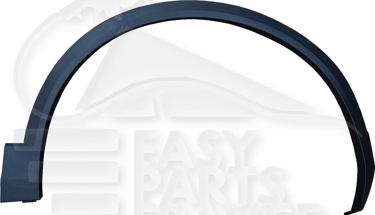 ELARGISSEUR AILE AVD NOIR Pour VOLKSWAGEN T-ROC - VO252 03/22→