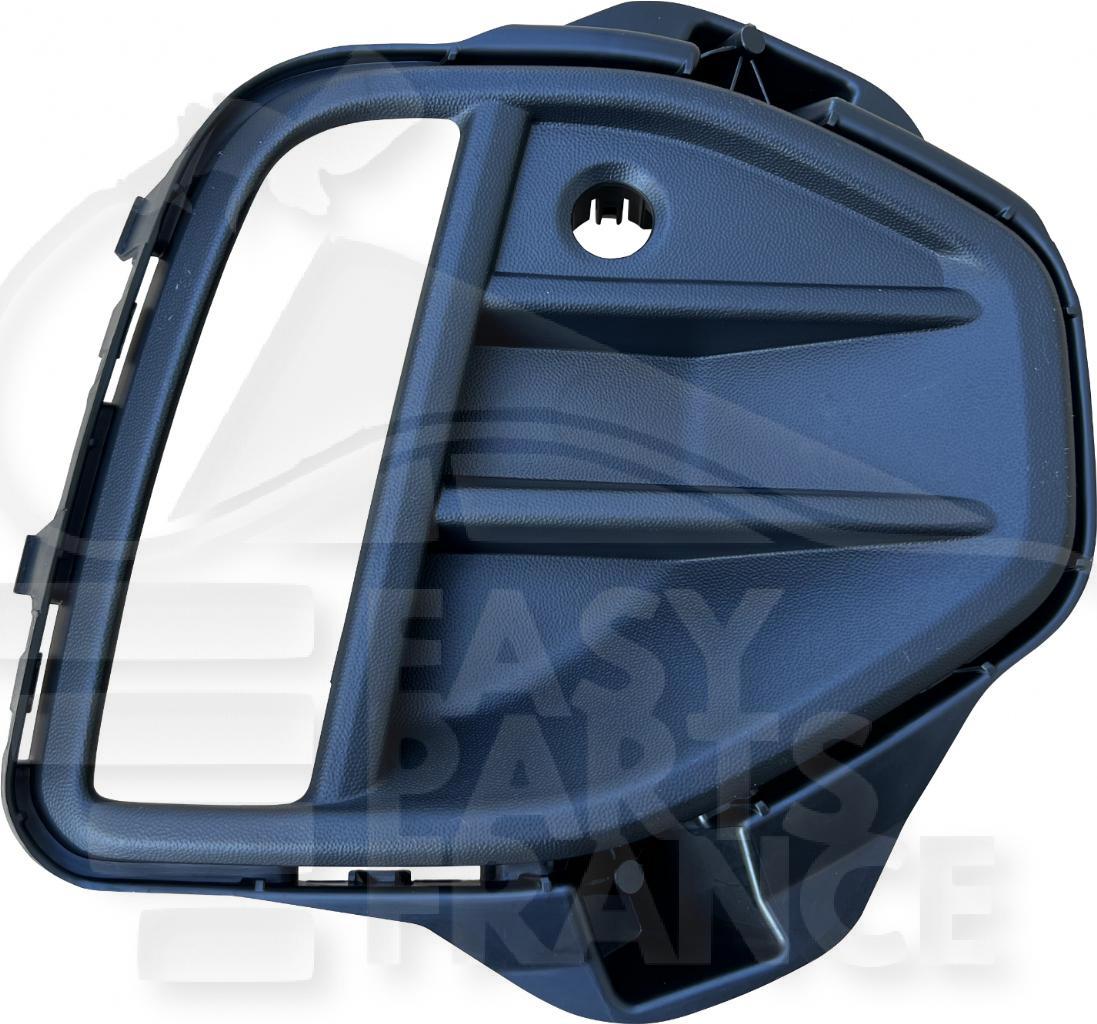 GRILLE DE PC AVD NOIRE AVEC TROU CAPTEUR Pour VOLKSWAGEN T-ROC RLINE - VO253 04/22→