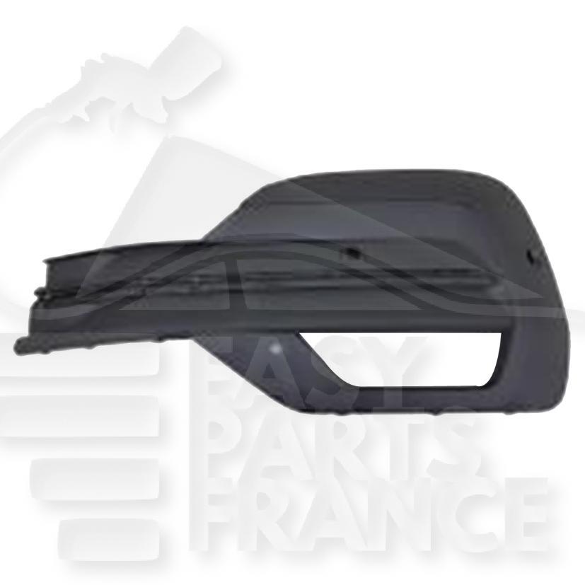 GRILLE DE PC AVG NOIRE A/EMPL AB & 2 TROUS CAPTEURS & MOULURE Pour VOLKSWAGEN TRANSPORTER T6 CARAVELLE- - VO207 02/19→