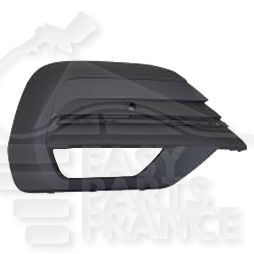 GRILLE DE PC AVD NOIRE A/EMPL AB & TROU CAPTEUR & MOULURE Pour VOLKSWAGEN TRANSPORTER T6 CARAVELLE- - VO207 02/19→