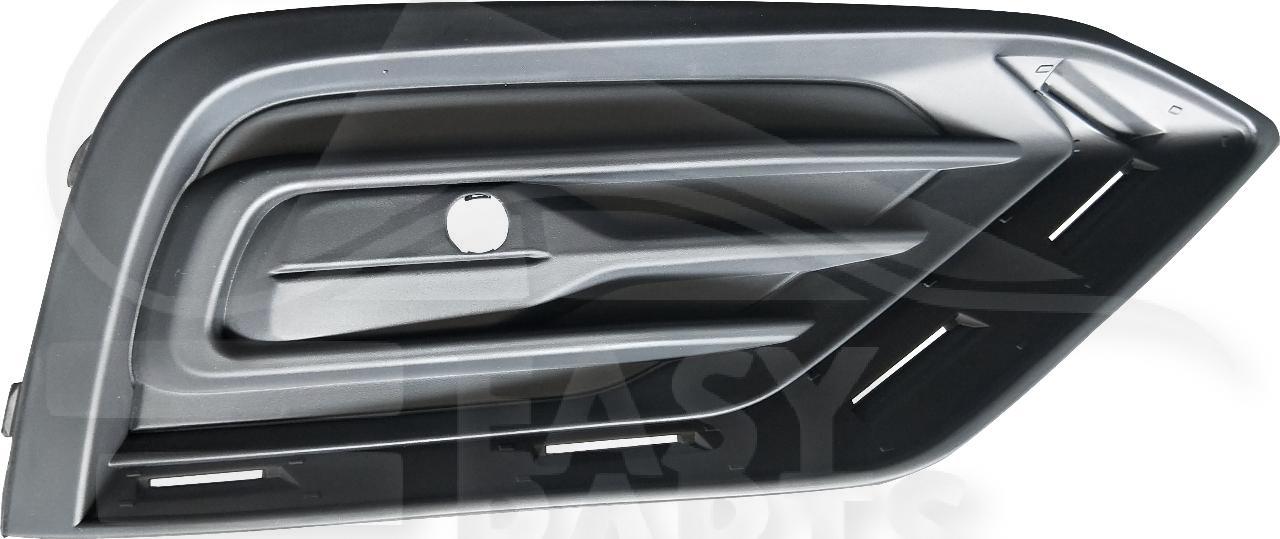 GRILLE DE PC AVD NOIRE A/PACKONTROL Pour VOLVO S60 - V60 - VV084 04/19→