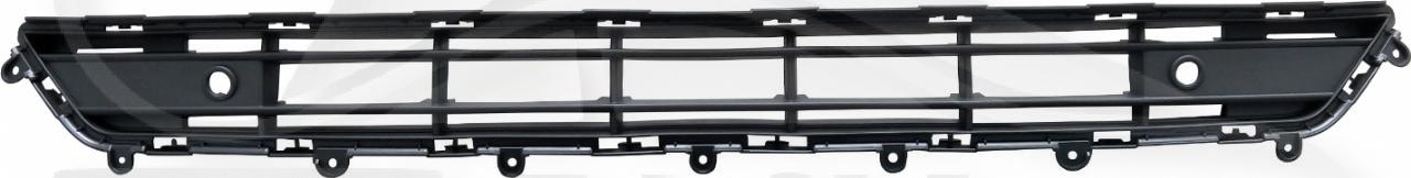 GRILLE CENTRALE DE PC AV NOIRE Pour VOLVO XC40 - VV160 01/18→03/22