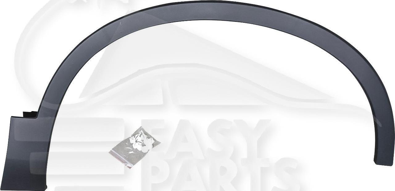 ELARGISSEUR AILE AVD NOIR Pour VOLVO XC40 - VV161 02/22→