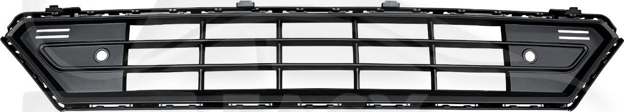 GRILLE CENTRALE DE PC AV NOIRE & 2 TROUS CAPTEURS Pour VOLVO XC40 - VV161 04/22→