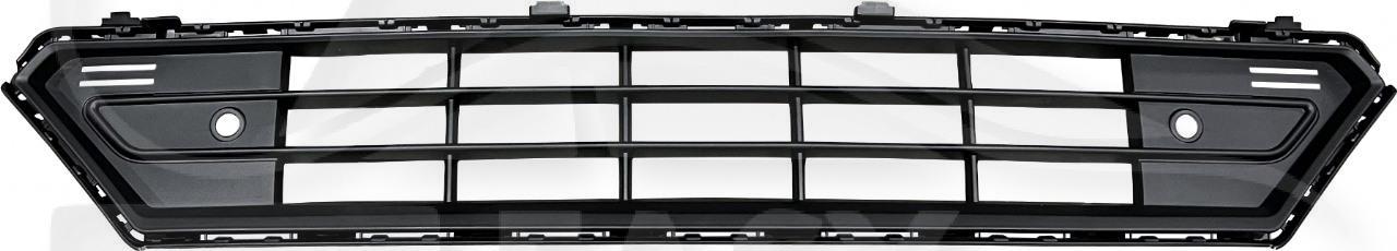 GRILLE CENTRALE DE PC AV NOIRE & 2 TROUS CAPTEURS Pour VOLVO XC40 - VV161 02/22→