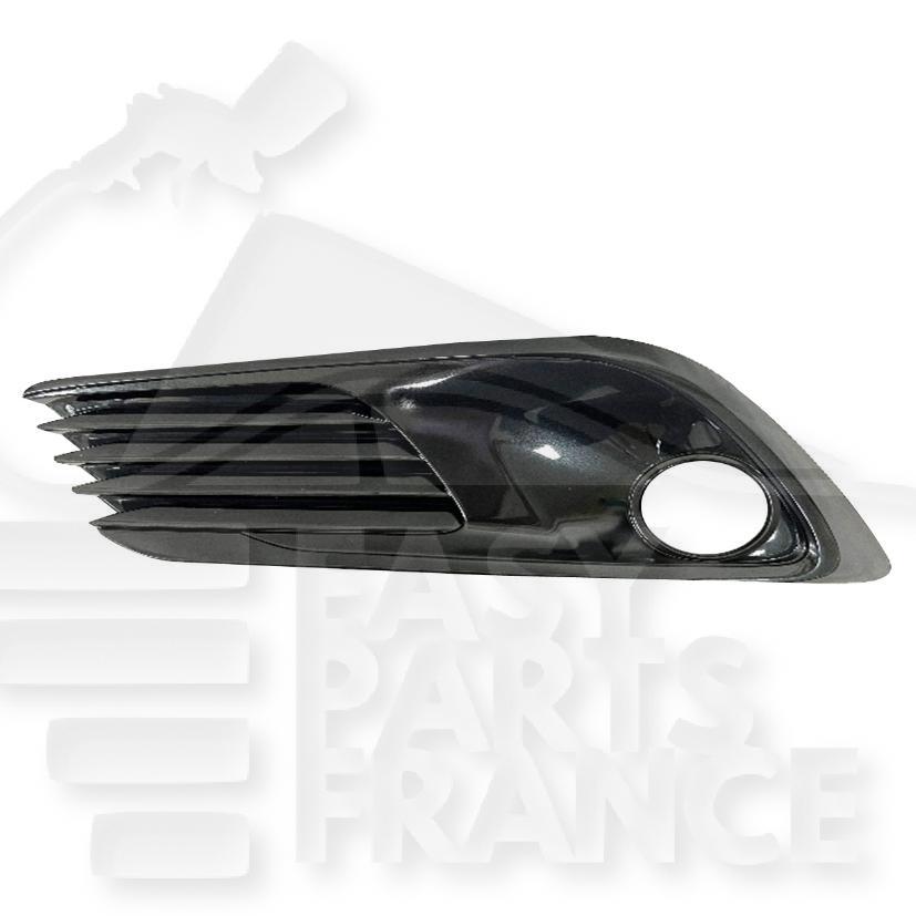 GRILLE DE PC AVG NOIRE A/EMPL AB & MOULURE NOIRE Pour TOYOTA AURIS - TY013 09/15→12/18