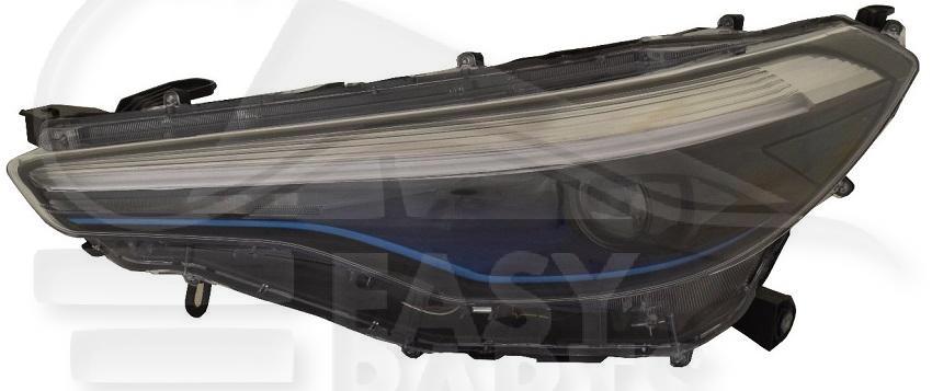 OPT G LED-LY5B ELECT A/MOTEUR - BORDURE BLEU Pour TOYOTA COROLLA CROSS - TY094 07/22→