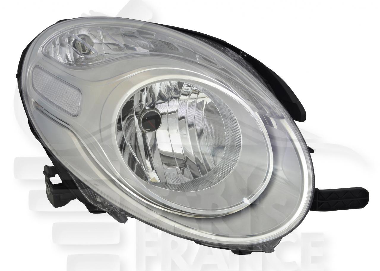 OPT D SUP H7 ELECT A/MOTEUR Pour FIAT 500 L - FT017 06/17→