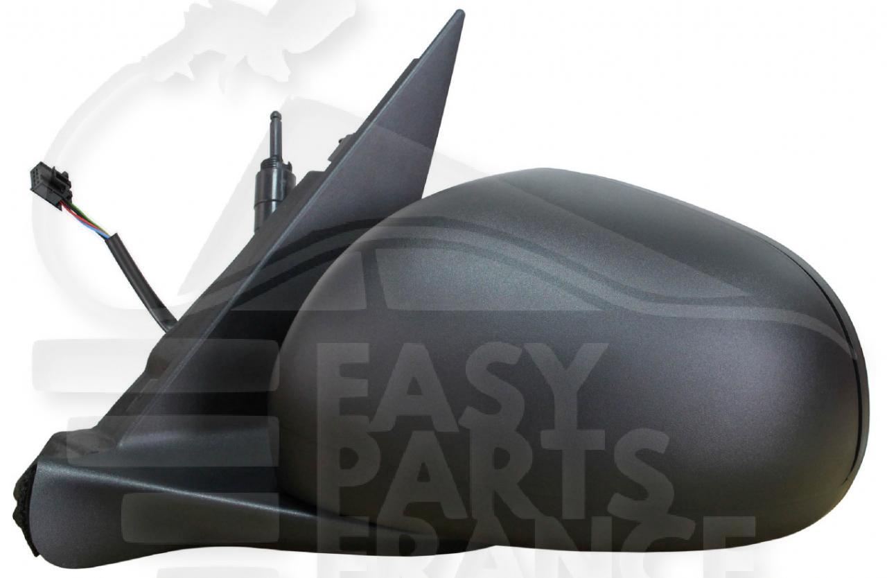 RETRO G ELECT CHAUF NOIR 5 PINS Pour FIAT 500 L - FT017 06/17→
